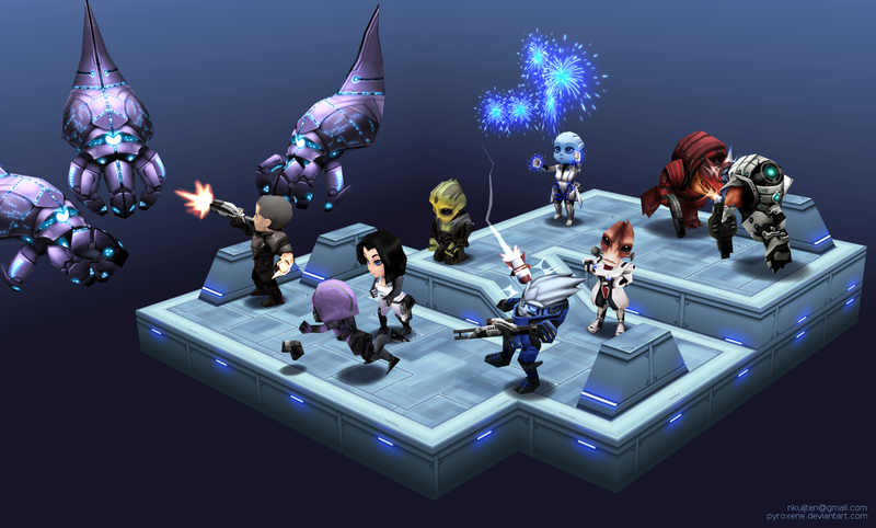 Illustration for article titled Mass Effect Gets the Final Fantasy VII Treatment